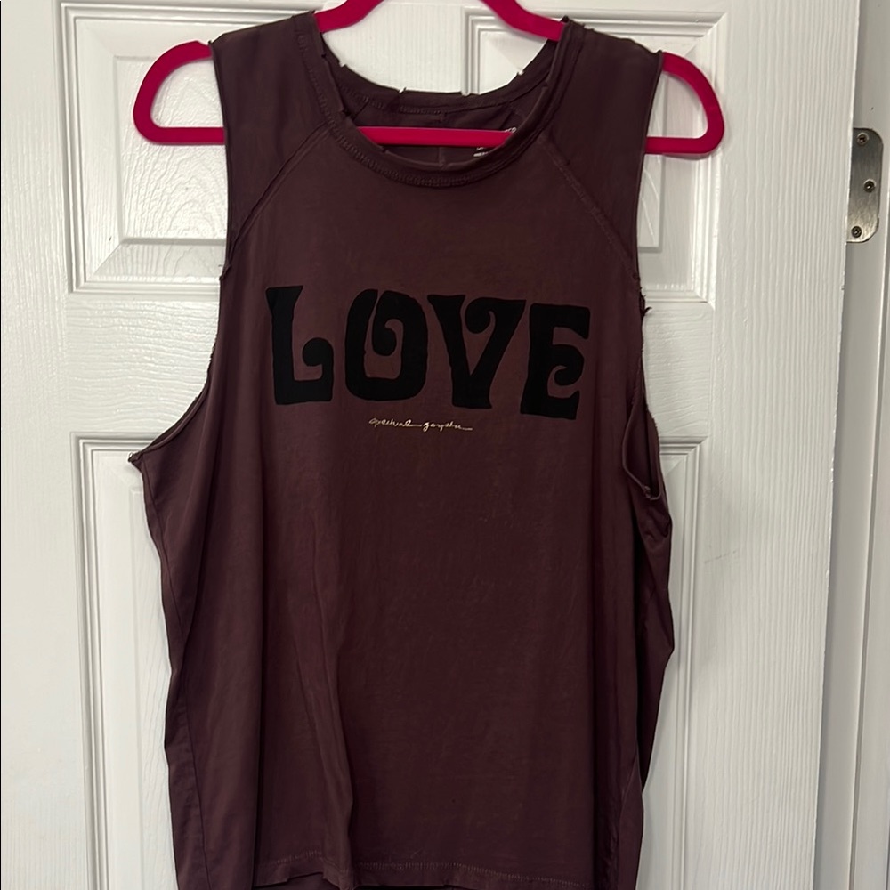 Spiritual Gangster Red Sleeveless Muscle Tee